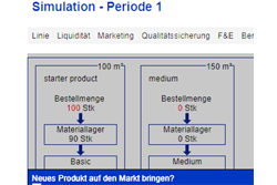 business simulation - richtige Entscheidung treffen